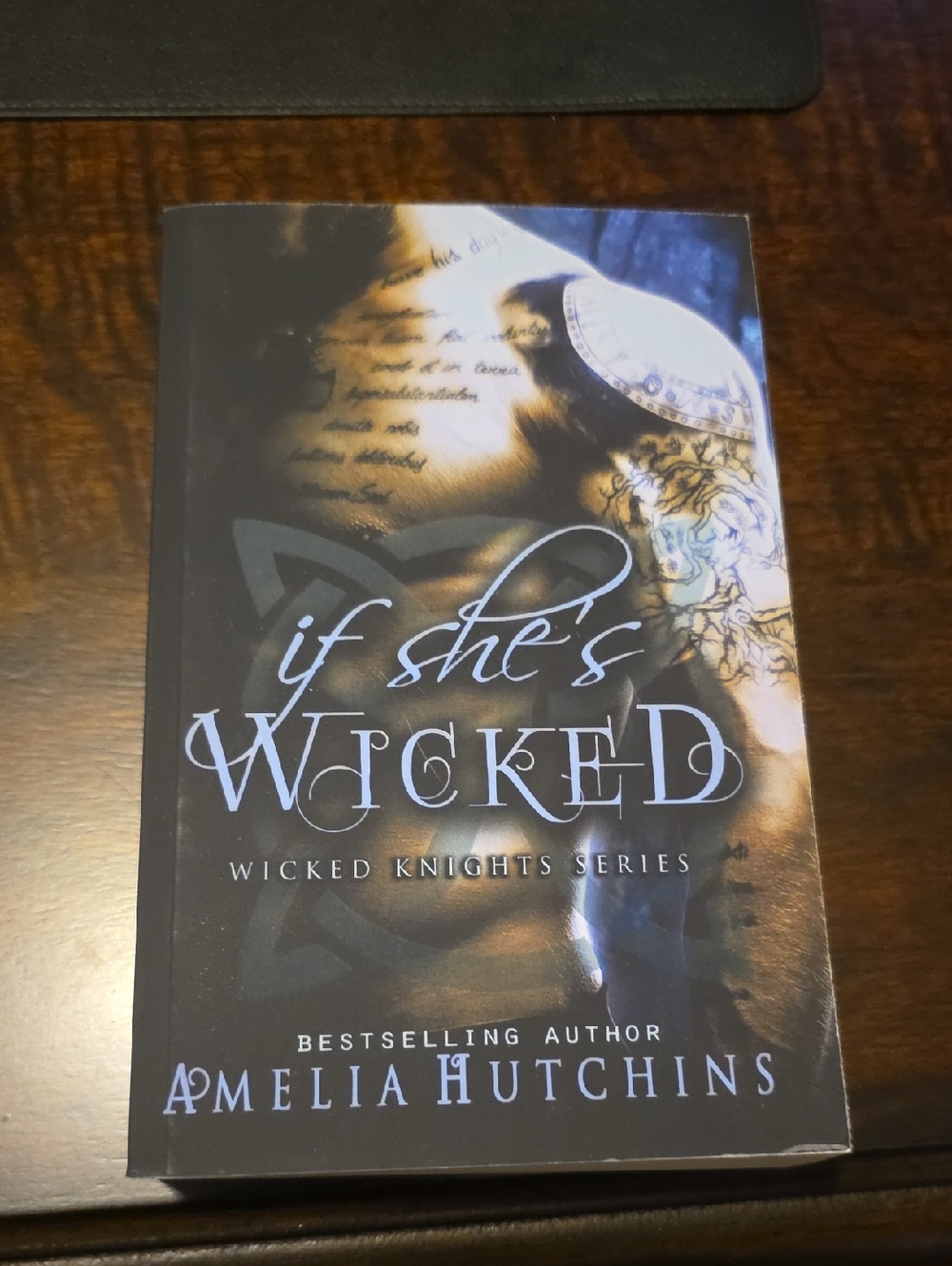 If She's Wicked by Amelia Hutchins - Dark Purple & Black Paperback